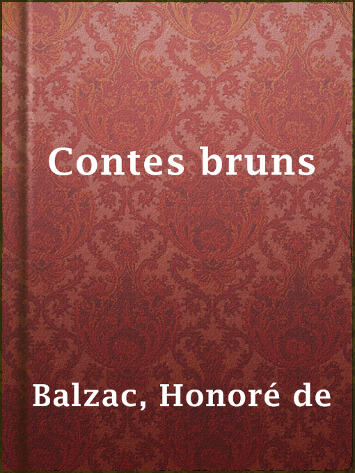 Title details for Contes bruns by Honoré de Balzac - Available